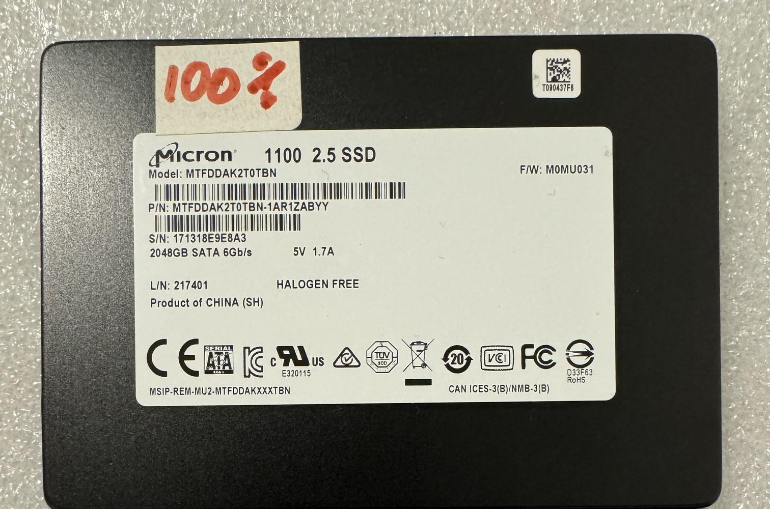 SSD диск micron 1100 — Kompik